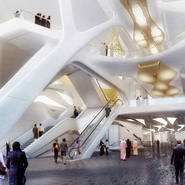 Riyadh Metro Walkway
